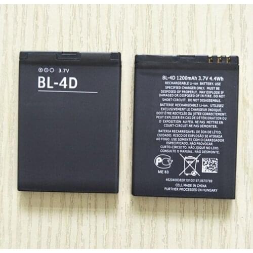 10PCS/LOT NEW 1200MAH BL-4D BL 4D Phone Battery For Nokia N97 mini N8 N8-00 E5 E5-00 E7 E7-00 T7 T7-00 702T N5 808 BL4D battery