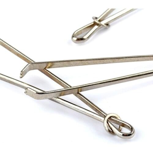 2pcs High Quality Garment Clips Sewing DIY Tools Elastic Band Tape Punch Cross Stitch Practical Wear Elastic Clamp Wear Rope