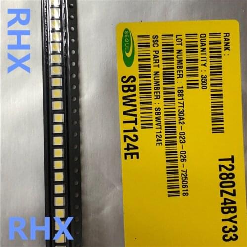 300piece/lot For SEOUL LED Backlight 1W 3V 3528 2835 131LM Cool white 100%new