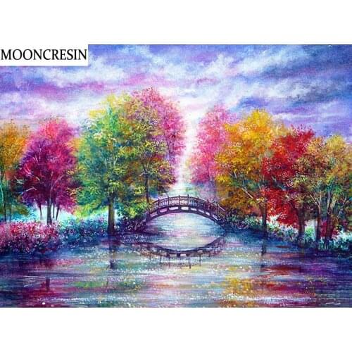 Diamond Mosaic Embroidery Cross Stitch Little Tree 5D Diy Diamond Painting Full Square Rhinestone Wall Sticker Decoration Home