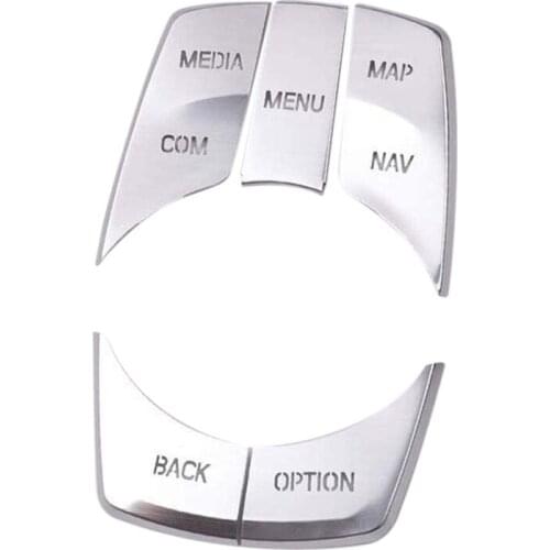 For 5 Series G38 G30 6GT F10 Car Multimedia Button Cover Sticker Controller Frame Accessories for 6 Series G01 X3 X4