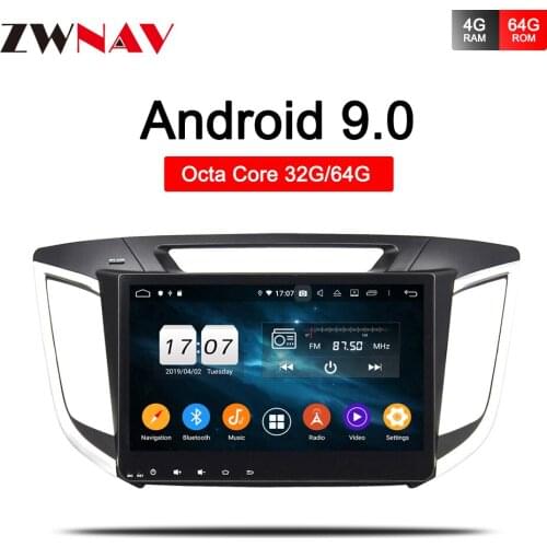 Car multimedia player Android 10.0 screen for HYUNDAI IX25 CRETA 2014 2015 2016-2018 Video Radio Audio Stereo Navi GPS Head unit