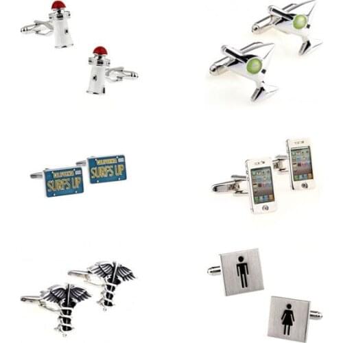 Tower Beer Cup Surfs Up Phone Cufflink Cuff Link 1 Pair Big Promotion