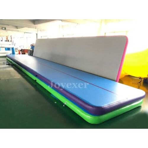 8m*2m*20cm Air Track Gymnastics Trampoline for Jumping Inflatable Giant Airtrack Professional Tumble Track Yoga Mat for Sale