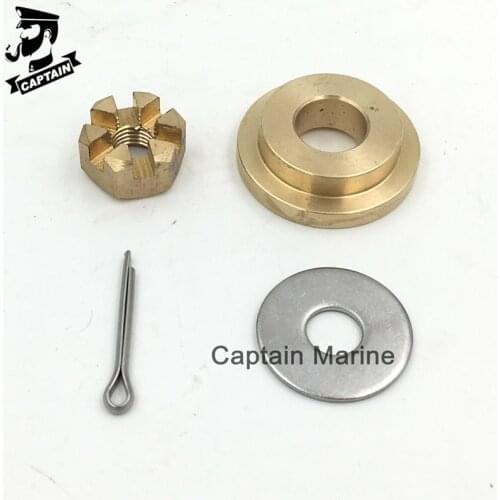 9.9-15HP Hardware Kit Thrust Washer/Spacer/Nut/Cotter Pin for Outboard Propeller Yamaha 9.9HP 15HP F9.9 F15C F15