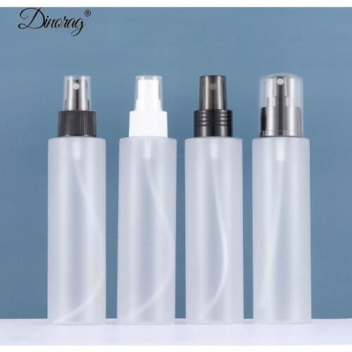 Refillable Perfume Spray Bottle 150ML Matte PET Plastic Cosmetic Water Container Atomizer Empty Bottle For Travel Safe Non-toxic