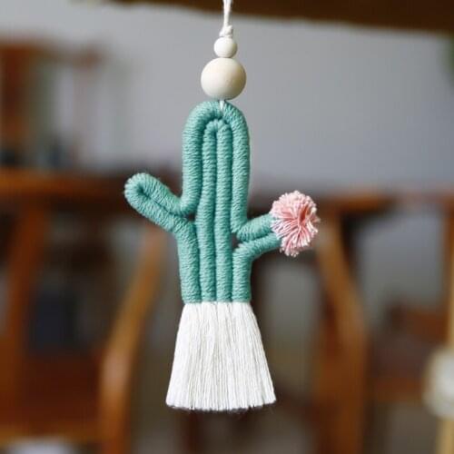 Cactus Wall Decor Wall Hanging Ornament Modern Home Decoration Accessories Hanging Pendant for Bedroom Kids Rooms