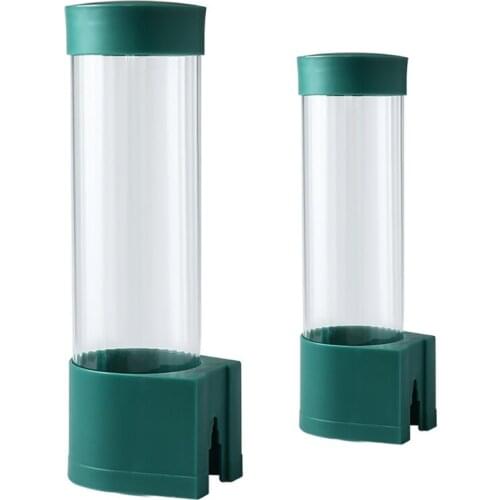 Wall Mounted Pull Type Cup Holder Disposable Cup Holder Rack Cups Dispenser