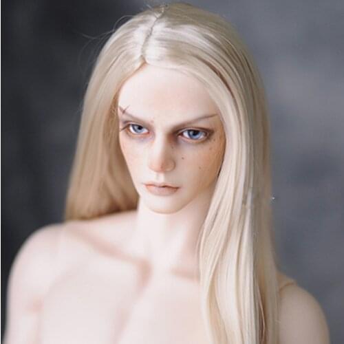 1/3 BJD Wig Super Doll Wig Fashion Style Long Light Blonde Mohair For BJD Doll Hair Wig