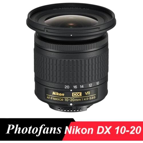 Nikon 10-20 lens AF-P DX 10-20mm f/4.5-5.6G VR Lens for Nikon D7500, D5600, D5500, D5300, D3500,D3400, D3300, D500