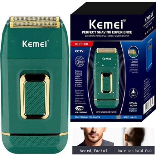 Original finishing fades electric shaver hair beard stubble facial electric razor for men bald head shaving tool rechargeable