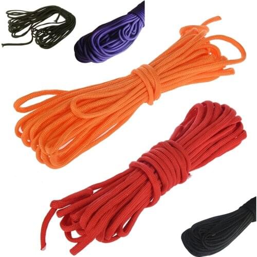 Paracord 550 Parachute Rope 7 Core Strand for Climbing Camping Buckle Rope Red 25FT