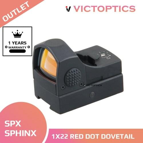 Victoptics V3 1x22 Dovetail Red Dot Sight 3.5MOA Dot Size 60 Minutes Auto Shut Down Rifle Scope Fit Pistol Glock 17 19