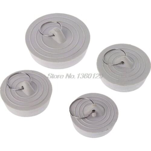 Rubber Sink Drain Stopper Plug With Hanging Ring For Bathtub Kitchen Bathroom Wholesale&DropShip