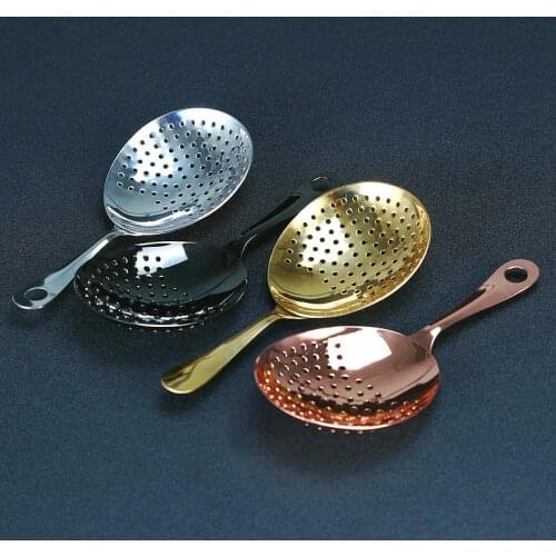 Julep Strainers Bar Strainer Cocktail Strainer Stainless Steel for Cocktail Drinks Home or Commercial Bar Use