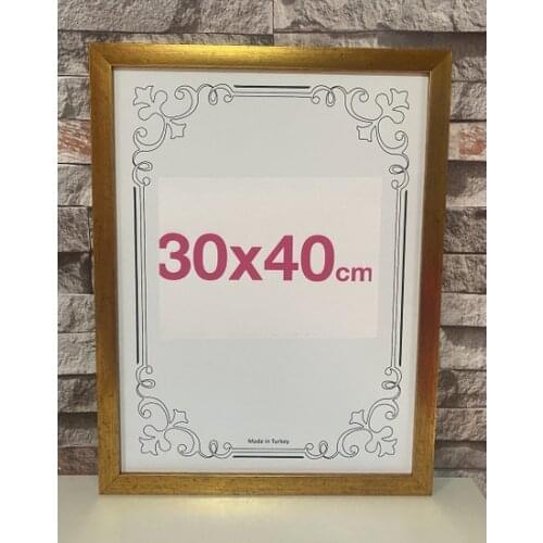 Modern Adaçerçeve 30X40cmGold-Altın frame фоторамка коллаж Photo frame