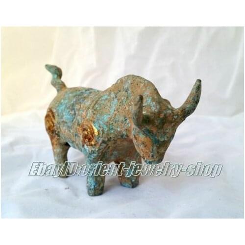 Ancient Chinese Bronze Antique Dynasty patina horse statue