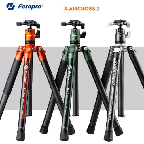 Fotopro X-Aircross 2 Extendable Tripod Lightweight Travel Carbon fiber with Ball Head Professional Stand X-Aircross 1 Tripod