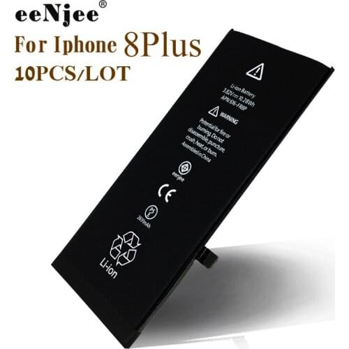 EENJEE 10pcs Phone Battery For Iphone 8Plus china mobile replacement battery gb/t 18287-2000 Original Quality