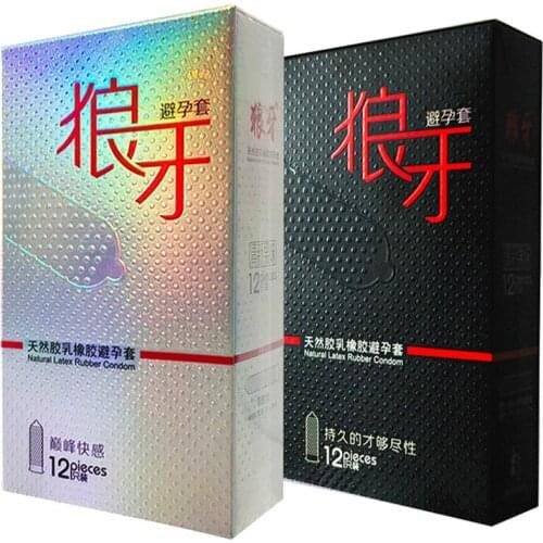 12pcs Dotted Condom G Point Latex Condoms Delay Ejaculation Contraceptives Big Particle Spike Condom Orgasm for Men Sex Toys
