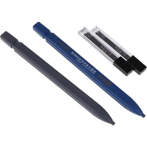 2B Lead Holder Exam Mechanical Pencil With 6PCs Lead Refill Set Student Supplies School Student Pencil Supplies