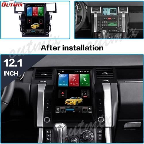 4G SIM LTE For Land Rover Range Rover Sport 2006 - 2008 Radio Android Tesla Style Car Multimedia Player 6GB 128G GPS Navigation