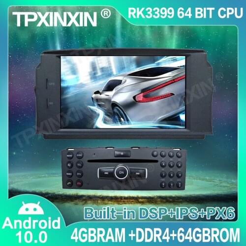 64G IPS Android 10.0 For Mercedes Benz W203/W209/W463/W168 Car CD DVD Player GPS Navigation Auto Multimedia Player Tape Recorder