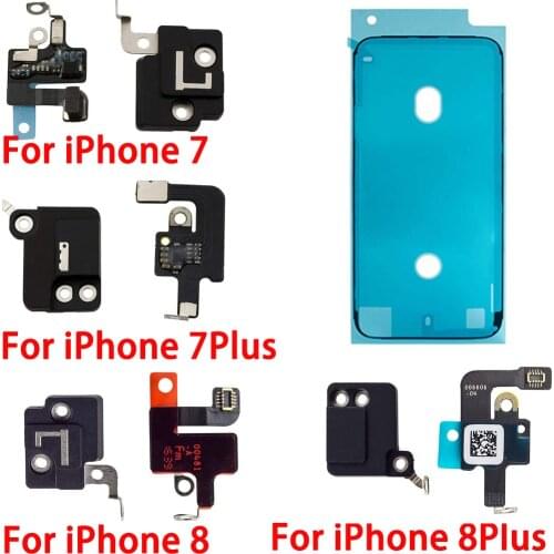 WiFi Antenna Flex Cable And GPS Signal Cover + Screen Waterproof Sealing Adhesive Replacement For iPhone 7 7Plus 8G 8 Plus
