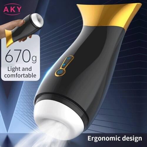 Automatic Vacuum Vibrating Male Masturbation Cup Masturbator for Man Blowjob Deep Throat Penis Pump Oral Sex Toys For Men