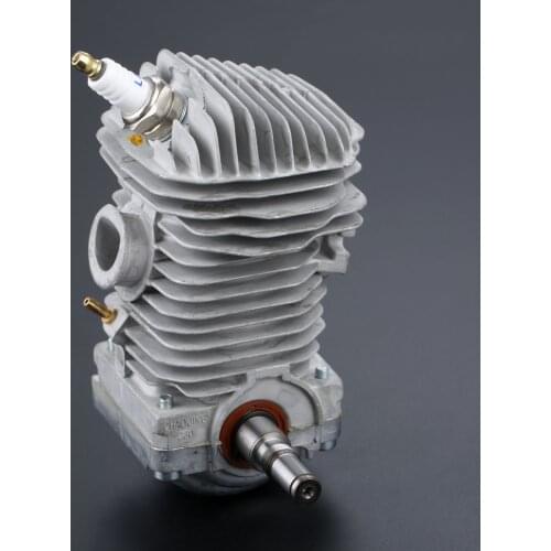 DRELD 1Pc 49.5mm Cylinder Piston Crankshaft Spark Plug Set FIT For STIHL 023 025 MS230 MS250 Chainsaw Engine Garden Power Tools