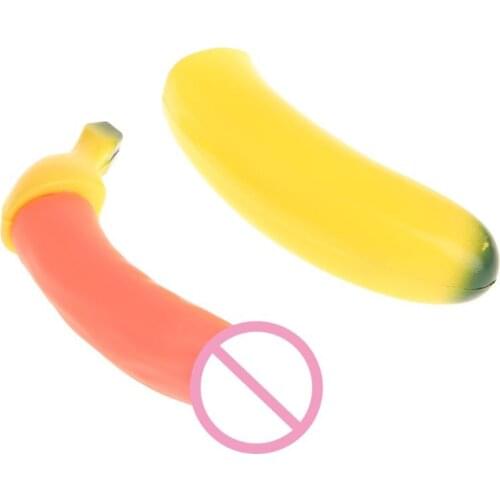 Dildos toys for women Banana Prank Jokes Sex Toys Adult Penis Pecker Bachelor Bachelorette Party Gift dropshipping
