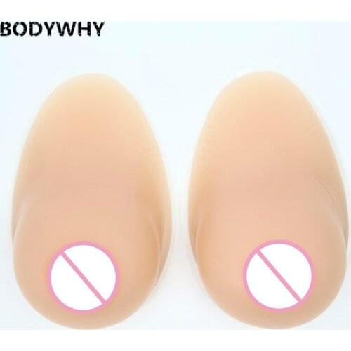 Water-drop Artificial Silicone Breast Forms Fake Breasts Crossdresser Shemale Postoperative Drag Queen Transvestite Mastectomy
