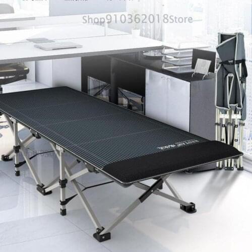 Office folding bed sheet person nap rest bed recliner simple escort portable camp bed