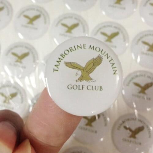 Drip-Shaped Transparent Crystal Dome Label Custom LOGO Rubberized 3D Self-Adhesive Stickers Glued Labels