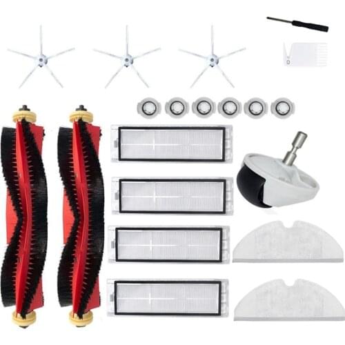 Replacement Mop Cloths Rags Wheel Roller Main Brush HEPA Filter for Xiaomi Roborock S5 MAX S6 Pure S6 MaxV Spare Parts