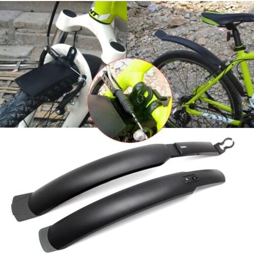 Bicycle Front Rear Tire Mud Guard MTB Mountain Bike Rainy Long Mudguards