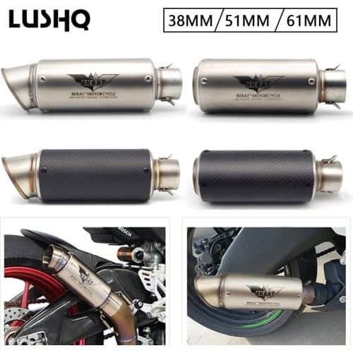 Exhaust Motorcycle exhaust Pipe mufler Escape Moto For yamaha dragstar bmw r1100rt honda dax yamaha mt 09 tracer yamaha xvs 950