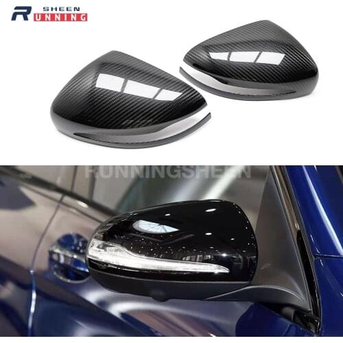 Real Carbon Fiber Mirror Cap For Mercedes Benz GLE GLS G Class W167 X167 W464 2019 2020+ Car Side Rear View Rearview Cover