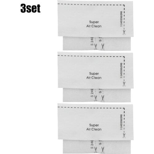 3 Sets Of Miele Super Air Clean & Motor Filters Sf-SAC 20/30 Filter 3944711 100% Brand New And High Quality