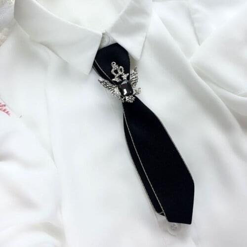 Free shipping New man Original female collar flower Korean college wind work bank professional wear uniform double bow tie