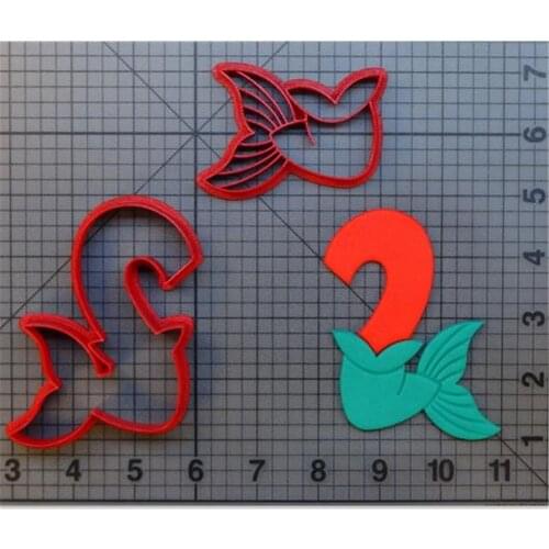 Cookie Moulds Cookie Cutter Pastry Mold Patisserie Christmas Pastry Mold Cake Decorating Tools Kitchenware Mermaid Number 2