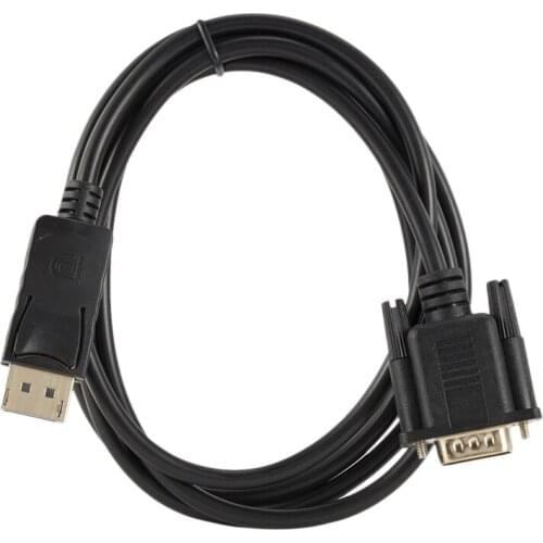 Dp to Vga Conversion Cable, 1080P Standard Dp Male to Vga Male Cable for Notebook Computers
