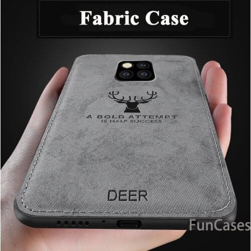 Classic Fabric Case For Huawei Mate 20 Soft Silicone Frame Back Cover For Huawei Mate 20 Pro Mate 20 X 20X Phone Cases Huawe