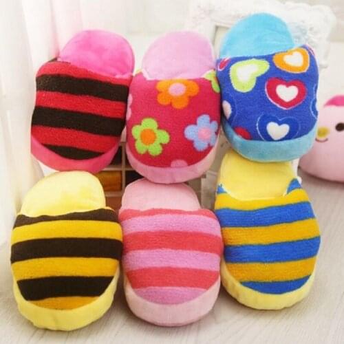 Colorful Slip Pet Toys Chew Sound Squeak For Puppy Cats All Season Playing