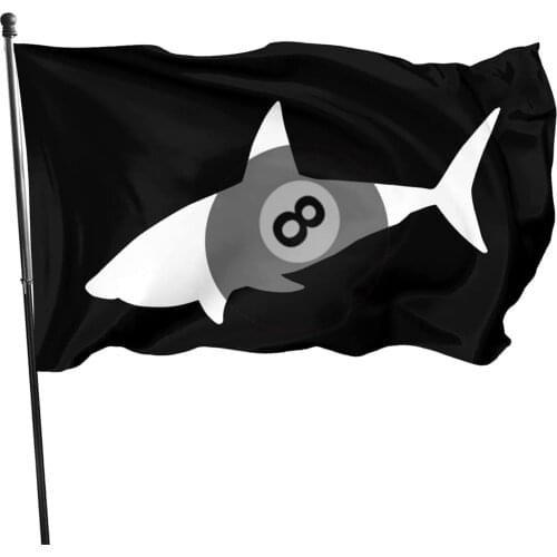 Billiard Shark 3x5 Inch Flag Brass Gaskets are Less Prone to Rust and 100% Polyester is More Durable