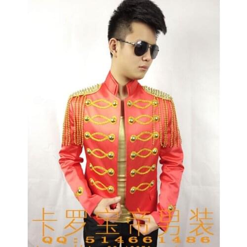 Men slim suits designs masculino homme terno stage costumes for singers men re blazer dance clothes jacket star style dress