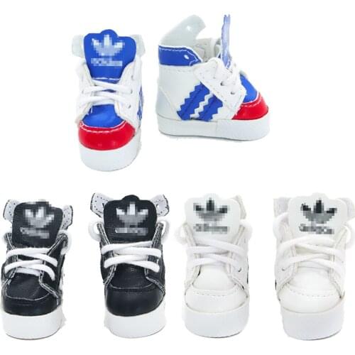 New 4.5&5cm PU Shoes For BJD Doll 14 Inches Fashion Mini Doll Shoes For EXO Russian DIY Dolls High-quality Shoes Gift For GIrl