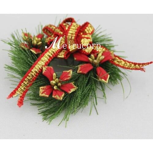 Wholesale fine Dollhouses 1:12 scale Mini flower christmas