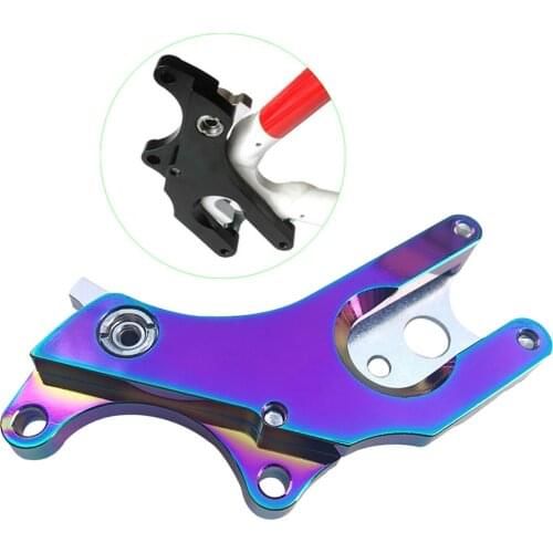 Road Bike Disc Brake Conversion Bicycle Brake Fixed Seat Adapter Converter Mounting Holder