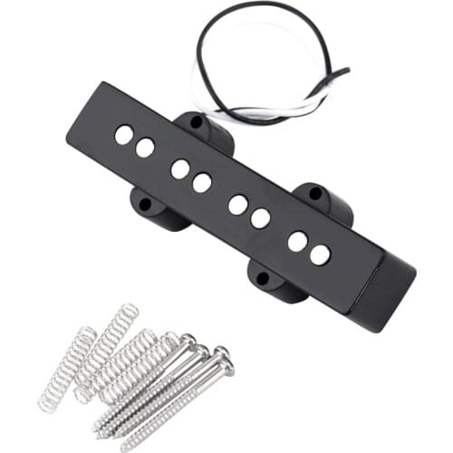 Pro Electric Bass Open Type Noiseless Bridge Pickup For 4 String Jazz Bass Jb Style,Black 92x18.m